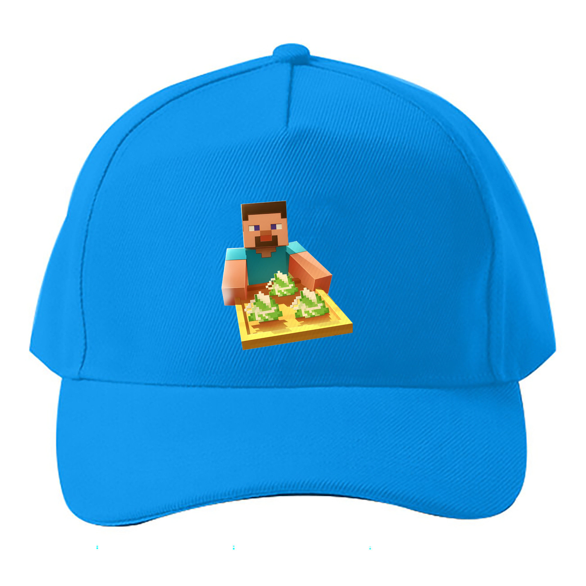 （画像用） マインクラフト ブロックの世界 Minecraft MC Block world ベースボールキャップ 綿100％ 男女兼用 帽子 スポーツ
